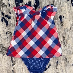 Child Of Mine Carter’s Red White & Blue 18 Month Onesie Dress
